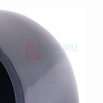 三佑 UPVC给排水管直角弯头90° DN80 【国标工业级弯头 / 耐酸碱】 (深灰色) 起订量4发货