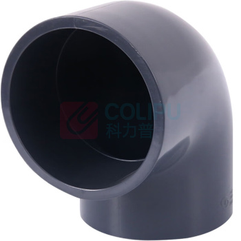 三佑 UPVC给排水管直角弯头90° DN125 【国标工业级弯头 / 耐酸碱】 (深灰色) 起订量1发货