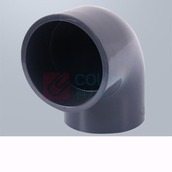 三佑 UPVC给排水管直角弯头90° DN350 【国标工业级弯头 / 耐酸碱】 (深灰色) 起订量1发货