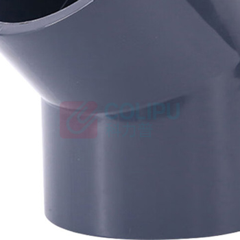 三佑 UPVC给排水管直角弯头45° DN32 【国标工业级弯头 / 耐酸碱】 (深灰色) 起订量20发货