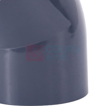 三佑 UPVC给排水管直角弯头45° DN80 【国标工业级弯头 / 耐酸碱】 (深灰色) 起订量5发货