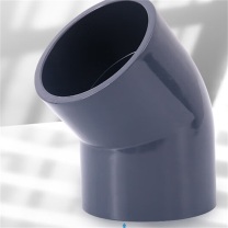 三佑 UPVC给排水管直角弯头45° DN65 【国标工业级弯头 / 耐酸碱】 (深灰色) 起订量7发货