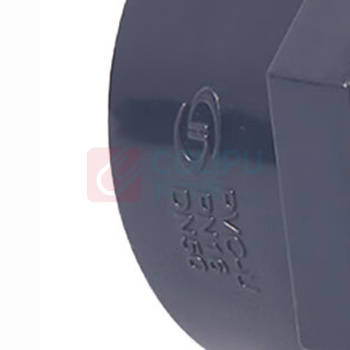 三佑 PVC-U管 给水管外丝直接头 DN80 【内径90 /国标化工级】隔离光线耐酸碱 (深灰色) 起订量4发货