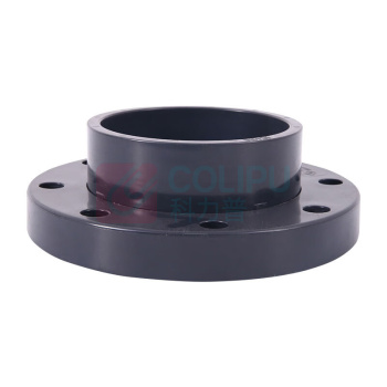三佑 UPVC给排水管件法兰盘 活套法兰 DN32 【螺纹孔直径18mm / 4孔】国标化工级 (深灰色) 起订量7发货