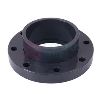 三佑 UPVC给排水管件法兰盘 活套法兰 DN32 【螺纹孔直径18mm / 4孔】国标化工级 (深灰色) 起订量7发货