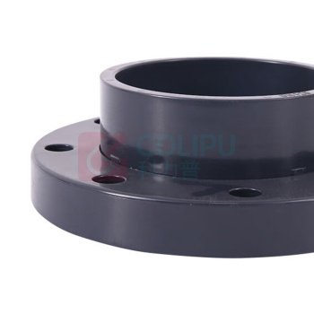 三佑 UPVC给排水管件法兰盘 活套法兰 DN32 【螺纹孔直径18mm / 4孔】国标化工级 (深灰色) 起订量7发货