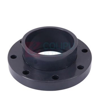 三佑 UPVC给排水管件法兰盘 活套法兰 DN40 【螺纹孔直径18mm / 4孔】国标化工级 (深灰色) 起订量6发货