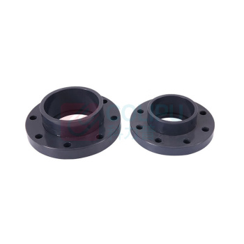 三佑 UPVC给排水管件法兰盘 UPVC活套法兰 DN80 【螺纹孔直径18mm / 8孔】国标化工级 (深灰色) 起订量3发货
