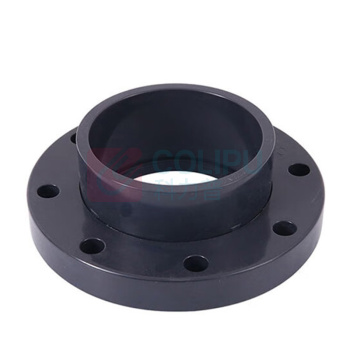 三佑 UPVC给排水管件法兰盘 UPVC活套法兰 DN80 【螺纹孔直径18mm / 8孔】国标化工级 (深灰色) 起订量3发货