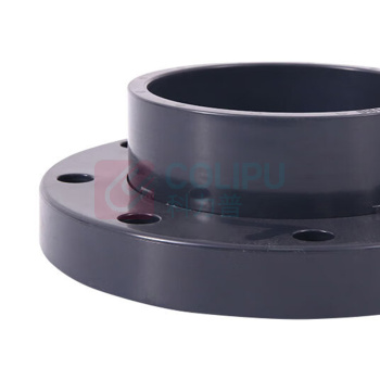 三佑 UPVC给排水管件法兰盘 UPVC活套法兰 DN80 【螺纹孔直径18mm / 8孔】国标化工级 (深灰色) 起订量3发货