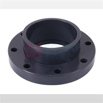 三佑 UPVC给排水管件法兰盘 活套法兰 DN65 【螺纹孔直径18mm / 4孔】国标化工级 (深灰色) 起订量3发货