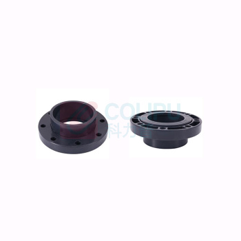 三佑 UPVC给排水管件法兰盘 UPVC活套法兰 DN200 【螺纹孔直径22mm / 8孔】国标化工级 (深灰色)
