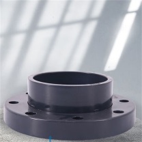 三佑 UPVC给排水管件法兰盘 UPVC活套法兰 DN100【螺纹孔直径18mm / 8孔】国标化工级 (深灰色) 起订量2发货