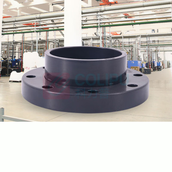 三佑 UPVC给排水管件法兰盘 UPVC活套法兰 DN100【螺纹孔直径18mm / 8孔】国标化工级 (深灰色) 起订量2发货
