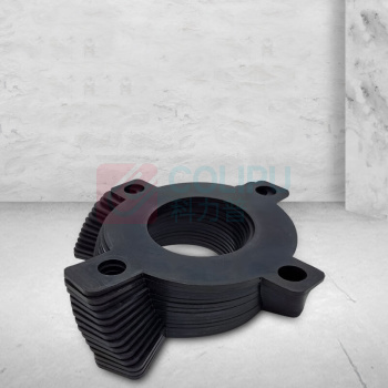 三佑 UPVC给排水管件法兰盘 活套法兰垫片 DN15 国标化工级 (深灰色) 起订量12发货