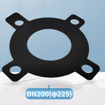 三佑 UPVC给排水管件法兰盘 活套法兰垫片 DN200 国标化工级 (深灰色) 起订量3发货