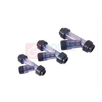三佑 upvc给排水管配件 透明Y型过滤器50 双活接 DN40 【60目滤网 /管道杂质过滤】 化工级 (深灰色) 起订量1发货