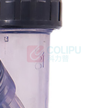 三佑 upvc给排水管配件 透明Y型过滤器90 无活接 DN80 【60目滤网 /管道杂质过滤】 化工级 (深灰色) 起订量1发货