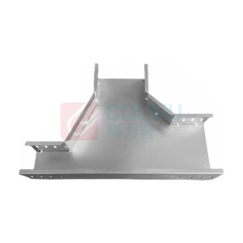 谨珅 不带盖 配线槽盒槽式变径水平三通 JS-XC470 (600mm→300mm)*100*940*470mm 