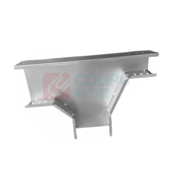 谨珅 不带盖 配线槽盒槽式变径水平三通 JS-XC470 (600mm→300mm)*100*940*470mm 