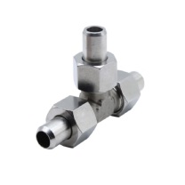 鼎梁 焊接活接三通 W-GE-L6 外径6mm 不锈钢