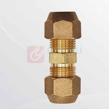 蕴璞 英制铜管对接头 4分 54.5*9mm