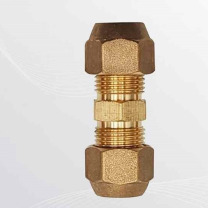 蕴璞 英制铜管对接头 4分 54.5*9mm