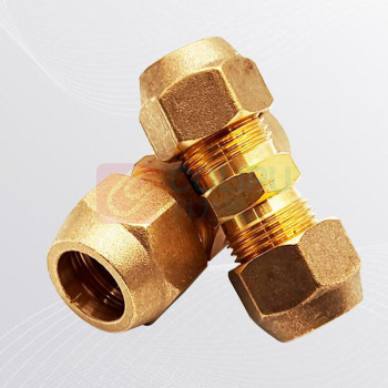 蕴璞 英制铜管对接头 4分 54.5*9mm