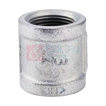 荃玟 QM 合金直接 DN65 玛钢 双内螺纹连接 镀锌