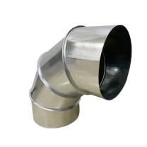 天卓五金 镀锌螺旋风管90度弯头 Φ500mm 厚度0.8mm 货期10天