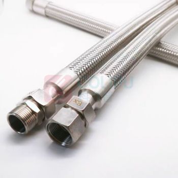 荃玟 QM 编织软管 _双内螺纹连接 DN10×420mm SUS304