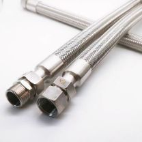 荃玟 QM 编织软管 _双内螺纹连接 DN10×420mm SUS304