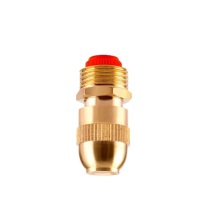 晶事达 全铜高雾化喷头 黄铜 8.4L/min/0.6MPa 3/4”-95°