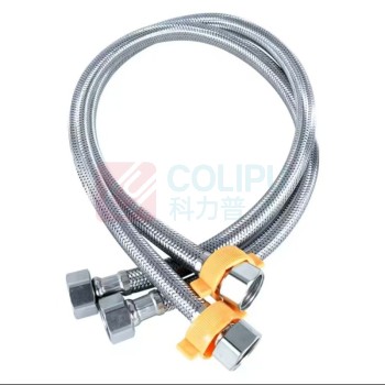 兰花 不锈钢软管洁具软管 型号4分扣 DN15 1米