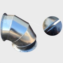 聚集 机械设备镀锌铁皮弯头密封件 φ10mm 90°