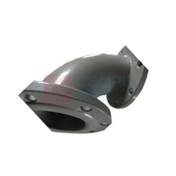 优迪卡 UTICA 黑色双面浸塑90°弯头， GE70-400-2593  起订量1