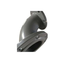 优迪卡 UTICA 黑色双面浸塑90°弯头， GE70-400-2593  起订量1