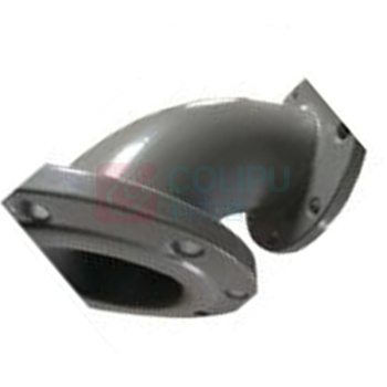 优迪卡 UTICA 黑色双面浸塑90°弯头 GE70-400-2800  起订量1