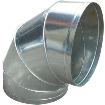 宏盛 镀锌风管白铁皮90度弯头 100mm 