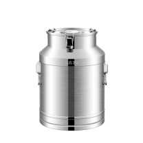 柯亚锐奇 KEYRUIQI 304不锈钢密封桶 15L 直径25cm 高36cm (银色)
