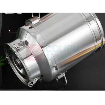 柯亚锐奇 KEYRUIQI 304不锈钢密封桶 15L 直径25cm 高36cm (银色)
