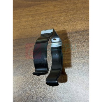 新宇 包胶弹性管夹固定扣(316L) 双孔/φ60孔径:6mm,孔距20