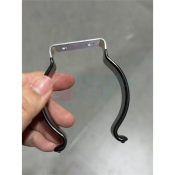 新宇 包胶弹性管夹固定扣(316L) 双孔/φ70孔径:6mm,孔距20