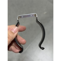 新宇 包胶弹性管夹固定扣(316L) 双孔/φ70孔径:6mm,孔距20