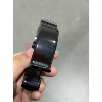 新宇 包胶弹性管夹固定扣(316L) 双孔/φ70孔径:6mm,孔距20
