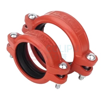 建支 沟槽刚性卡箍快接消防管件 DN100 管径Φ114.3mm 一袋5只