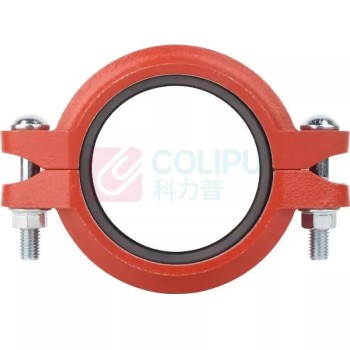 建支 沟槽刚性卡箍快接消防管件 DN100 管径Φ114.3mm 一袋5只