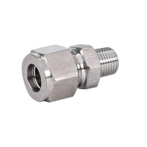 璐克斯 304不锈钢卡套接头 ZG1/2-Φ8MM 货期17天