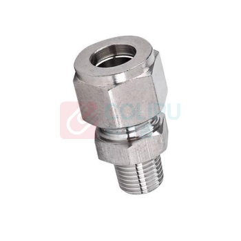 璐克斯 304不锈钢卡套接头 ZG1/2-Φ8MM 货期17天