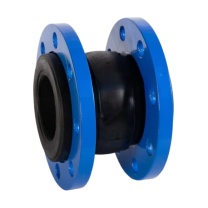 璐克斯 可曲挠橡胶软接头 DN125 8孔 165mm 颜色随机 货期10天